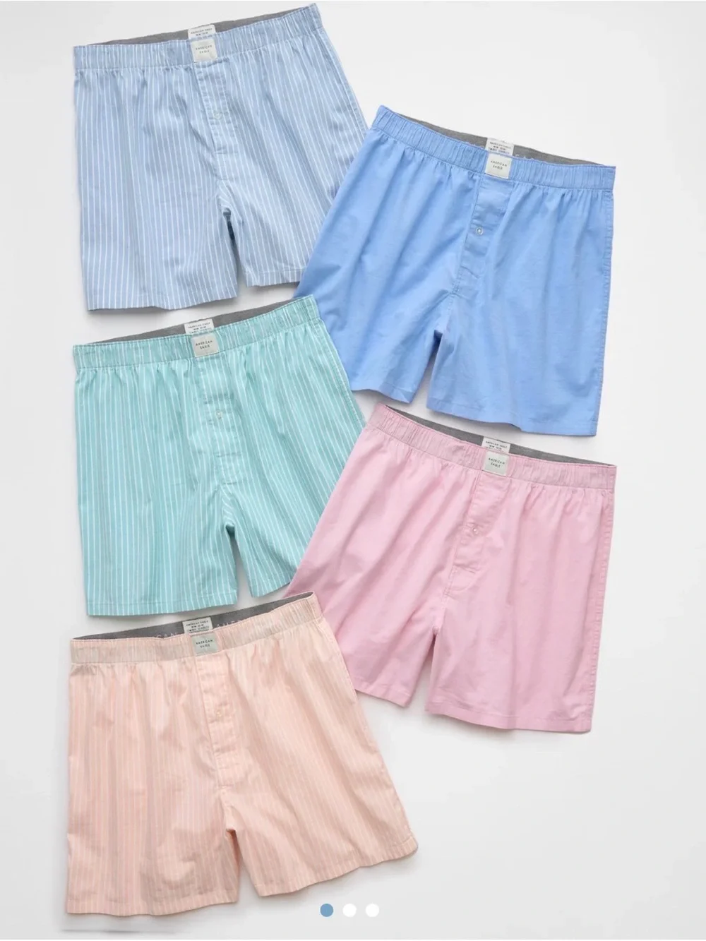 AEO Men's Stretch Boxer Short 5-Pack size S